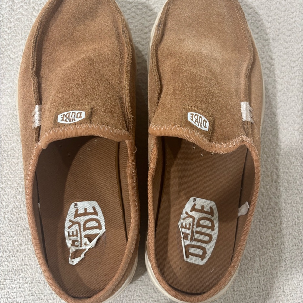 Hey Dude Tan Casual Slip-Ons